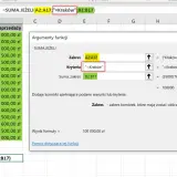 Formuła SUMA.JEŻELI oblicza przychody dla Krakowa, sumując wartości z kolumny B, gdy w kolumnie A widnieje "Kraków".
