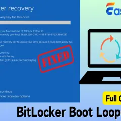 Ekran odzyskiwania BitLocker z prośbą o klucz. Pomoc w odzyskiwaniu funkcji BitLocker.