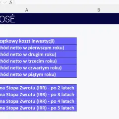 Jak obliczyć IRR w Excelu - uniknij najczęstszych błędów i pułapek