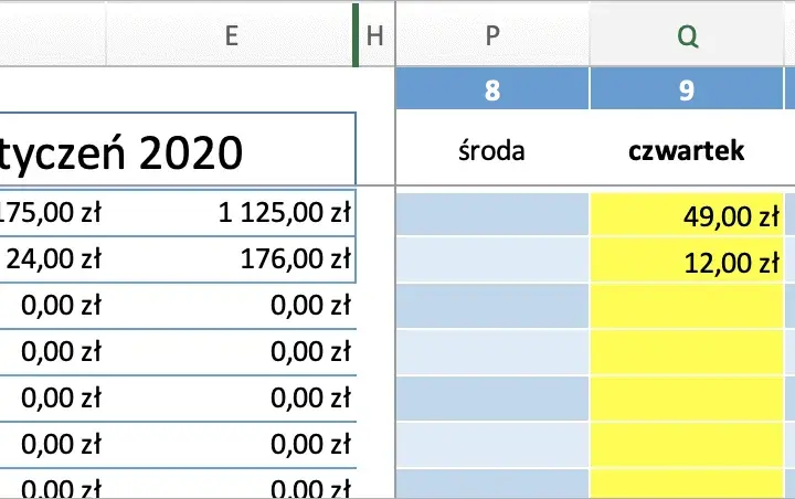 Kalendarz Excel do pobrania - 3 szablony z automatyczną aktualizacją dat