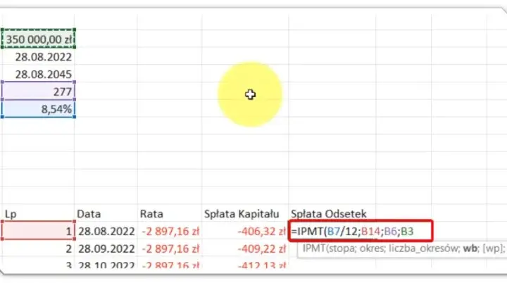 Jak obliczyć oprocentowanie kredytu w Excelu: Proste metody