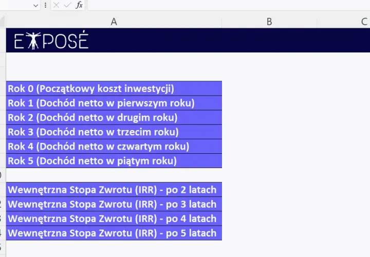 Jak obliczyć IRR w Excelu - uniknij najczęstszych błędów i pułapek