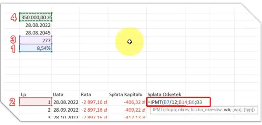 Jak obliczyć oprocentowanie kredytu w Excelu: Proste metody