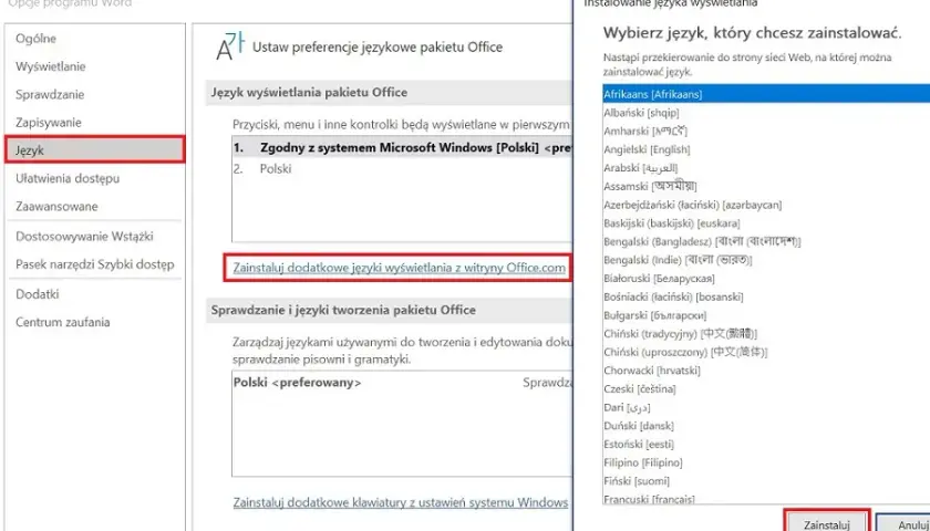 Jak zmienić język Excela i uniknąć problemów z ustawieniami