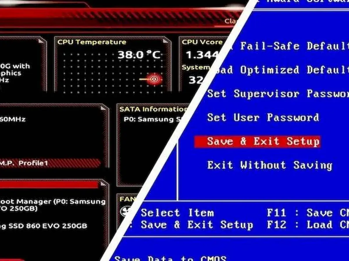 BIOS z opcjami